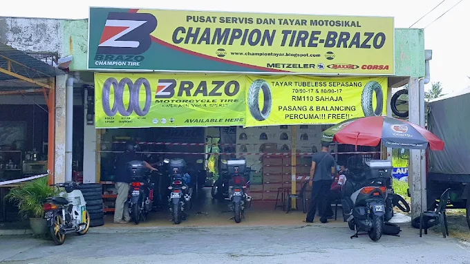 Champion Tayar Motor Murah Kulim