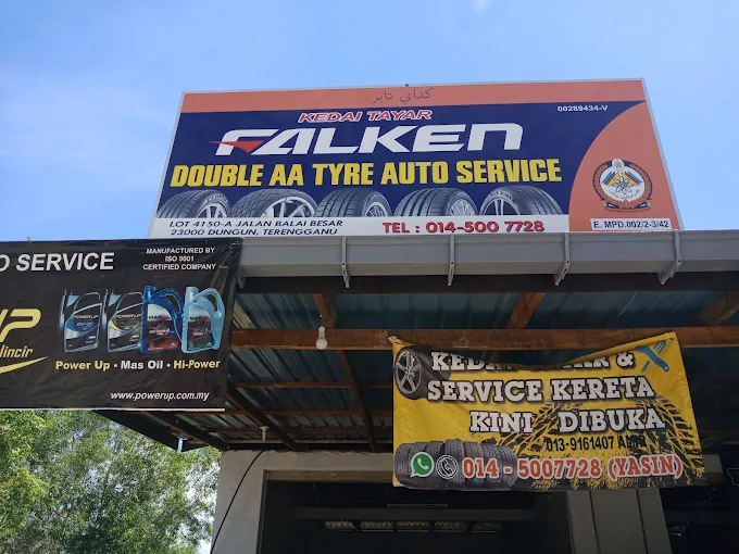DOUBLE AA TYRE AUTO SERVICE - 10 Kedai Tayar Dungun Paling Dipercayai – Servis Cepat & Berkualiti