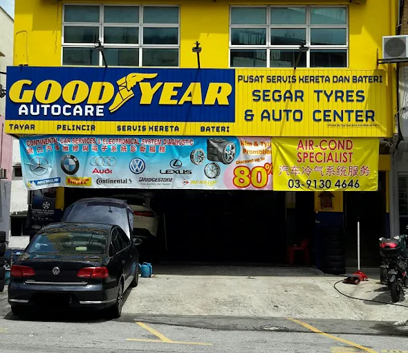 Segar Tyres Auto Center - 10 Kedai Tayar Cyberjaya Terbaik – Harga Murah, Servis Pantas & Terpercaya! Segar Tyres & Auto Center